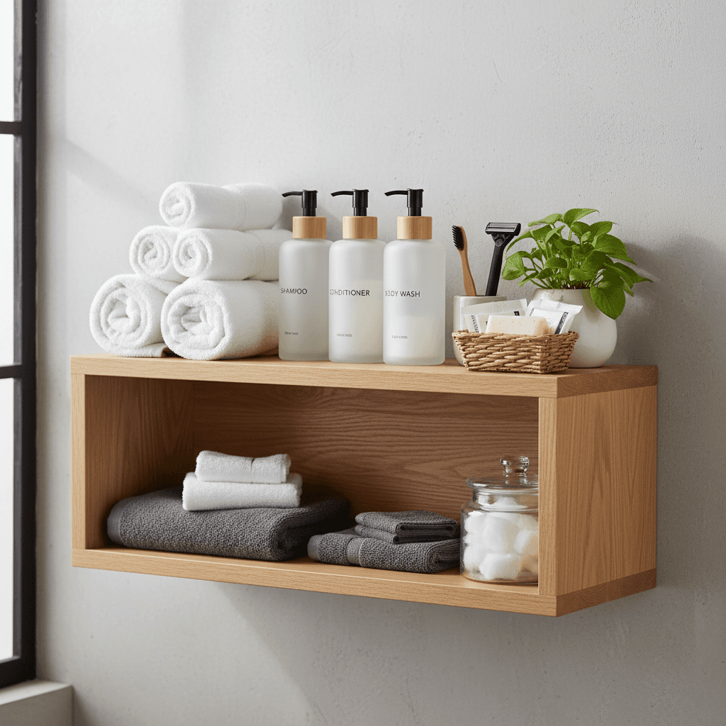 Bathroom essentials restocked