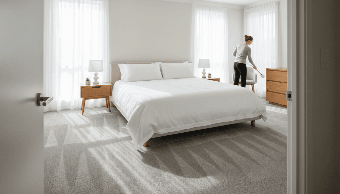 Before and after bedroom reset